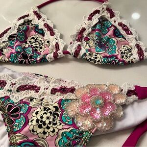 Cosita Linda embellished Bikini S